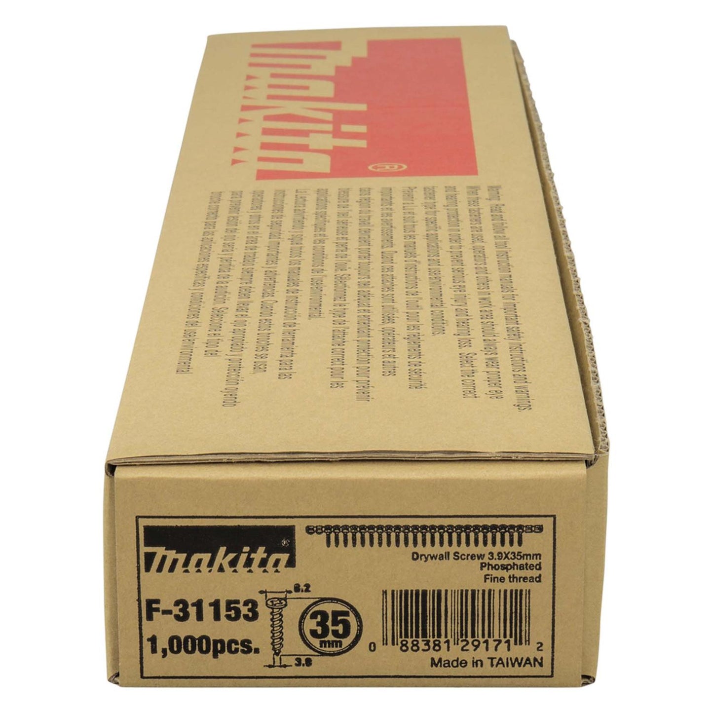 Cinta Tornillos Drywall 3,9x35mm 1.000 Unid. - Makita - Herram.cl