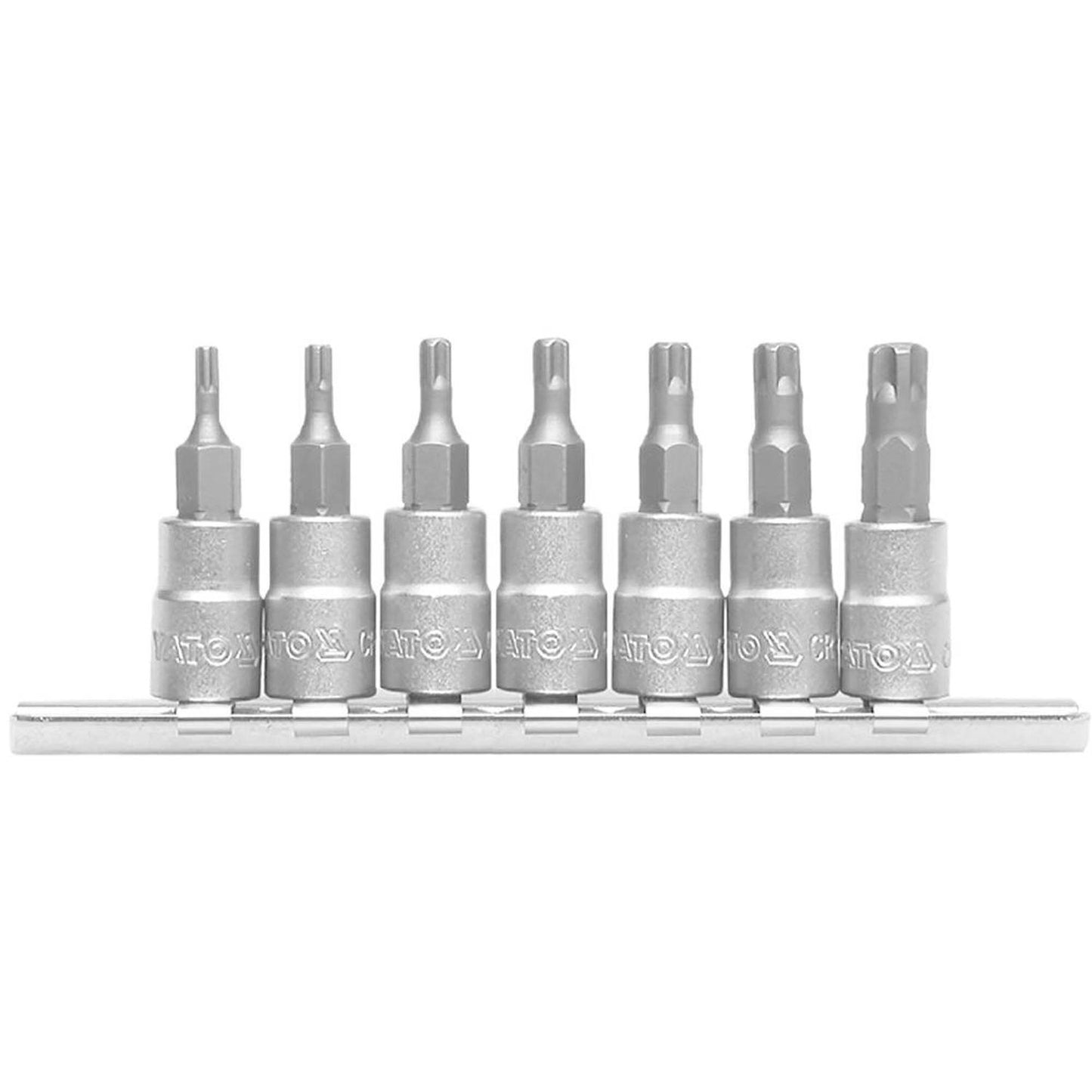 Juego Dados Torx Special Tamperproof Macho 1/4'' 7 Pzas - Yato - Herram.cl