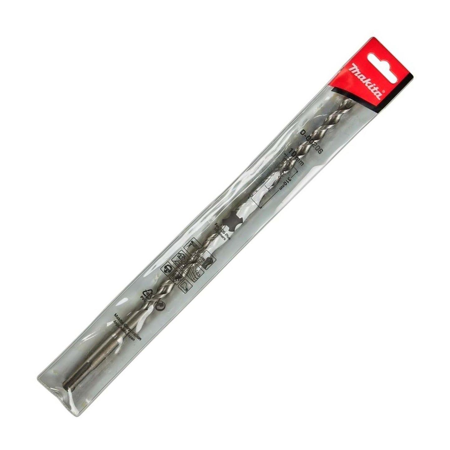Broca Makita SDS - Plus 10 X 310mm. (largo Útil 250mm) - Herram.cl