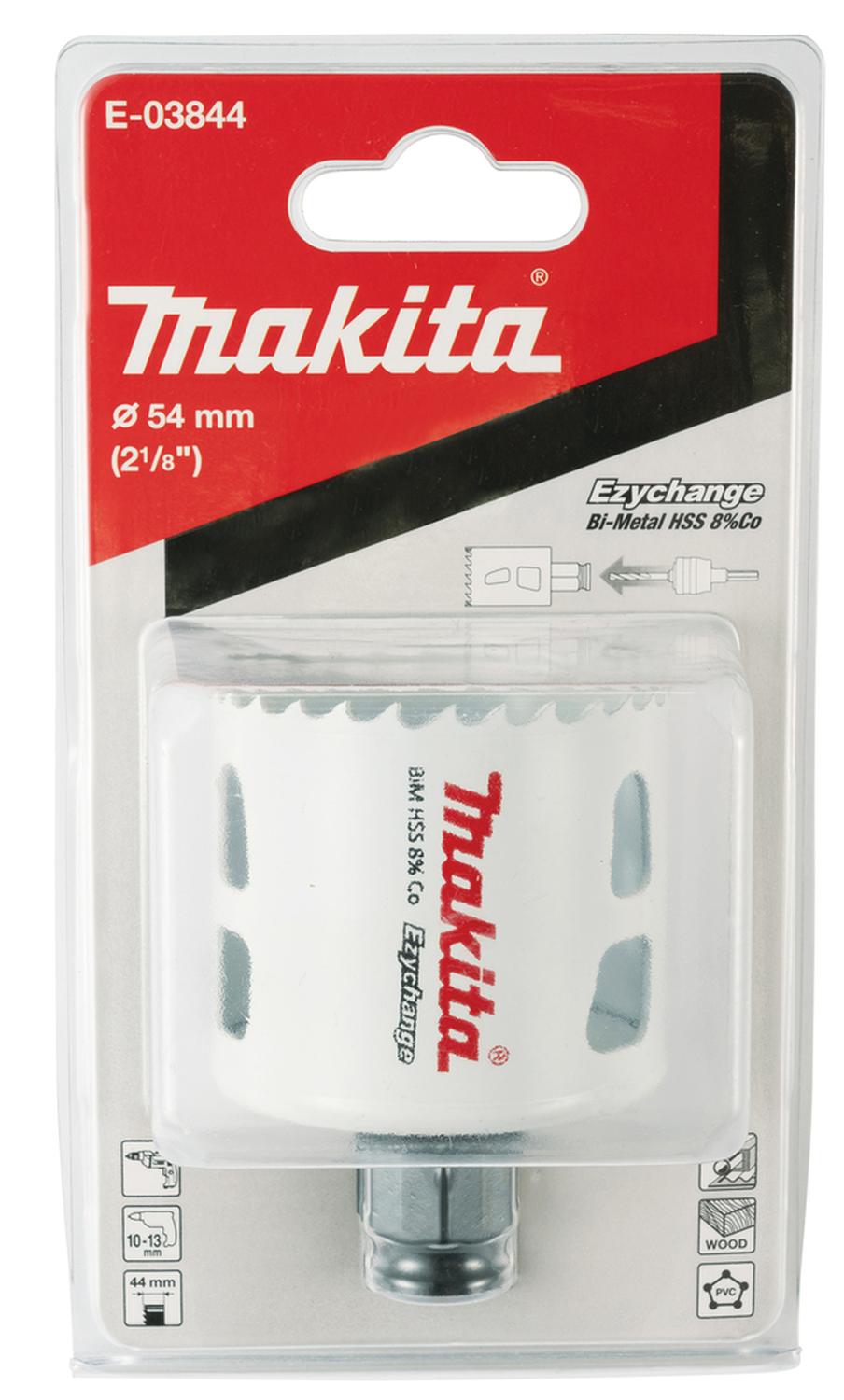Sierra Copa Ezychange Bim 54mm (2 1/8'') 8% Co - Makita - Herram.cl
