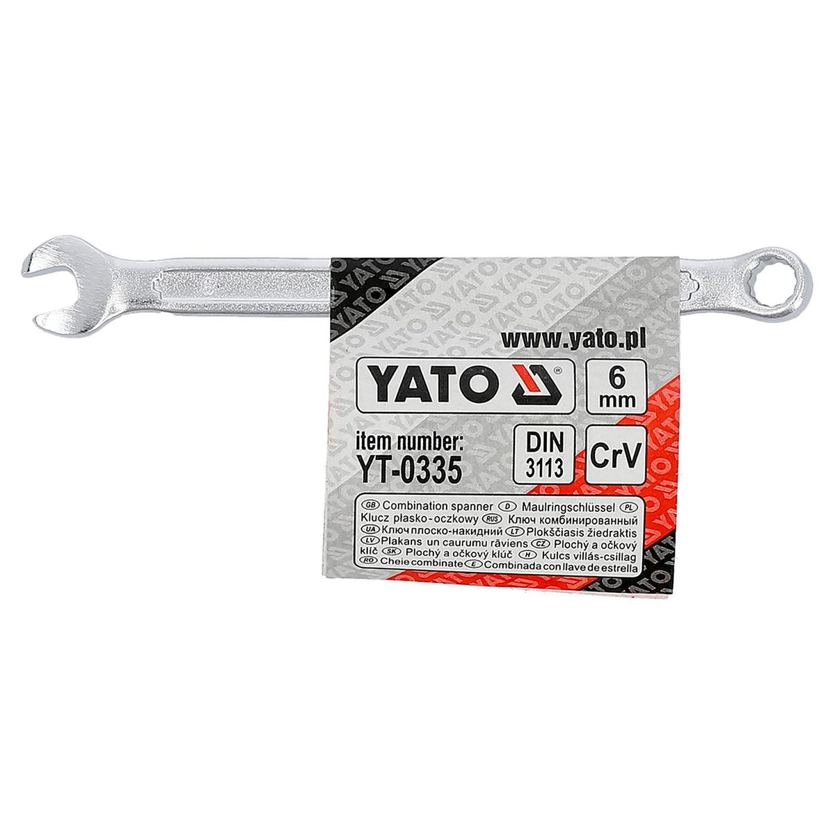 Llave Combinada Punta Corona 6mm Yato YT-0335 - Herram.cl