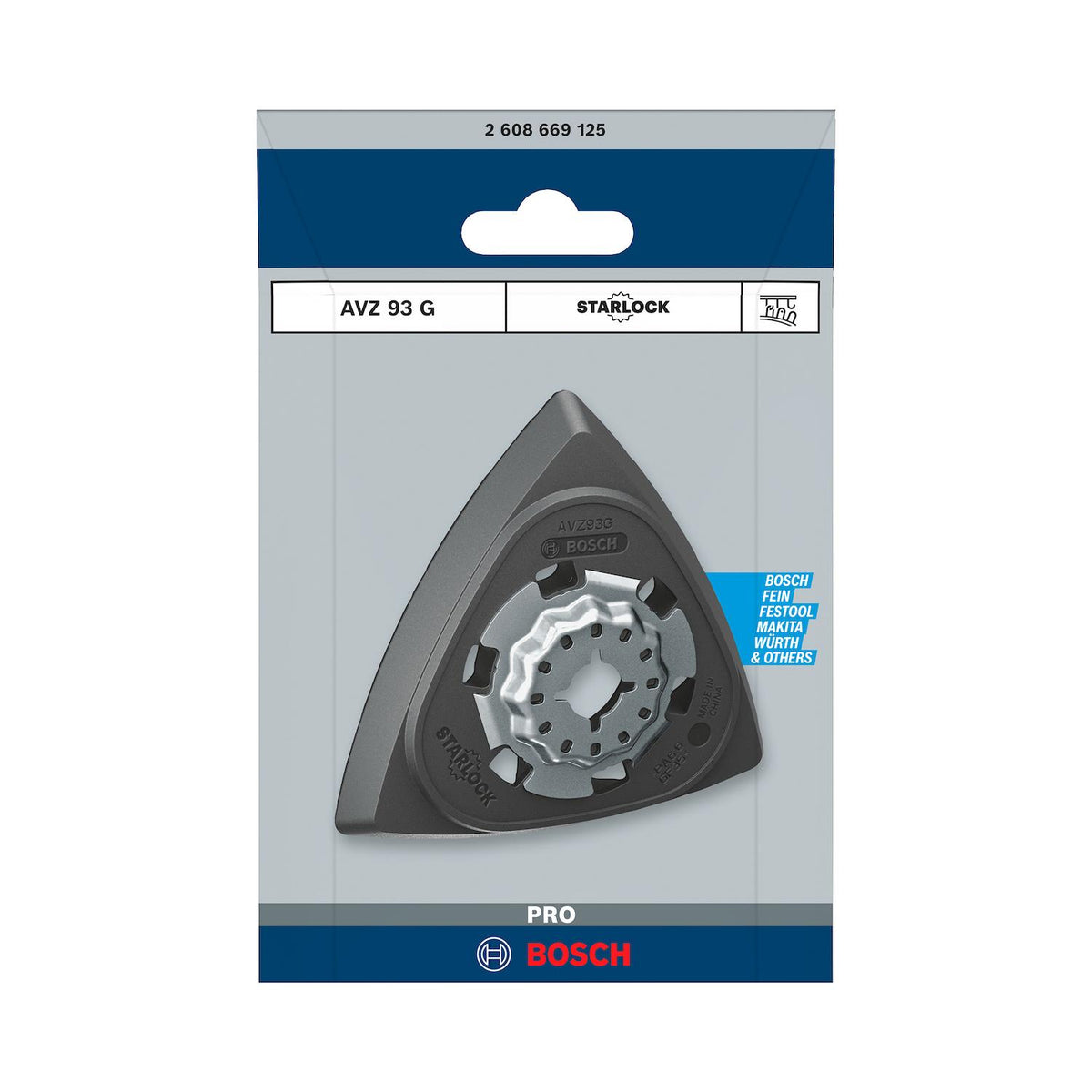 Plato Lijador Bosch AVZ93G Starlock Delta 93mm - Herram.cl