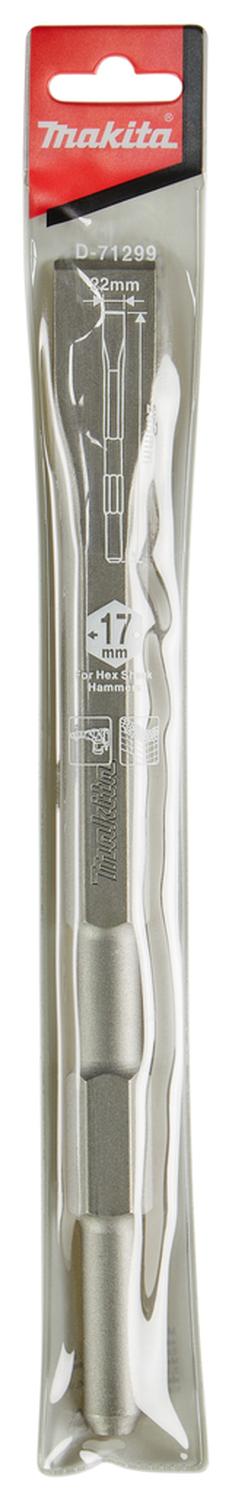 Cincel Hex 17mm 22 X 255mm - Makita - Herram.cl