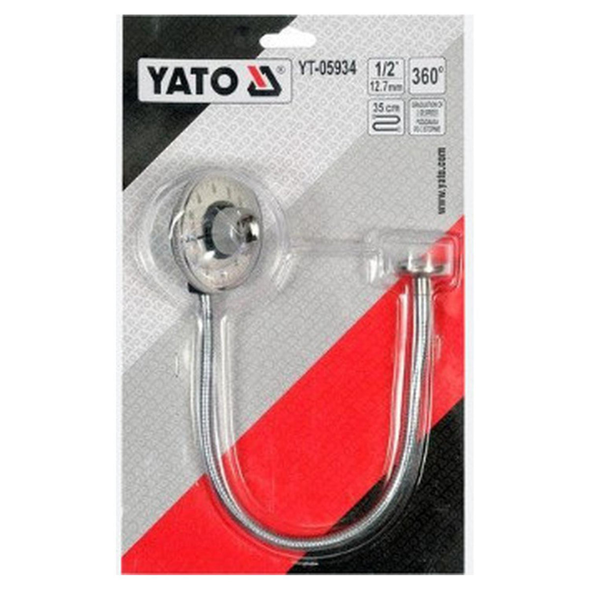 Medidor de Torque Angular Yato YT-05934 1/2'' 360° con Imán - Herram.cl