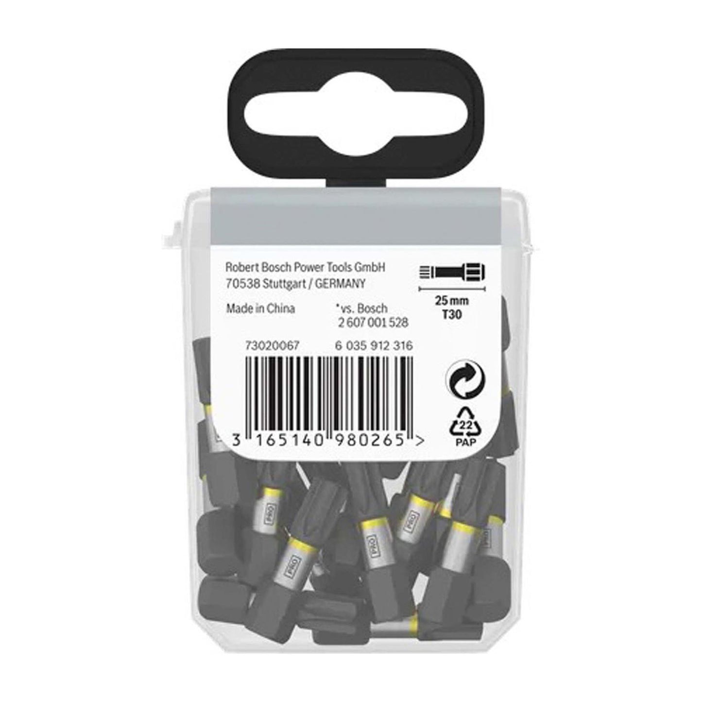 Puntas PRO Impact T30x25mm 25 Pzas - Bosch - Herram.cl