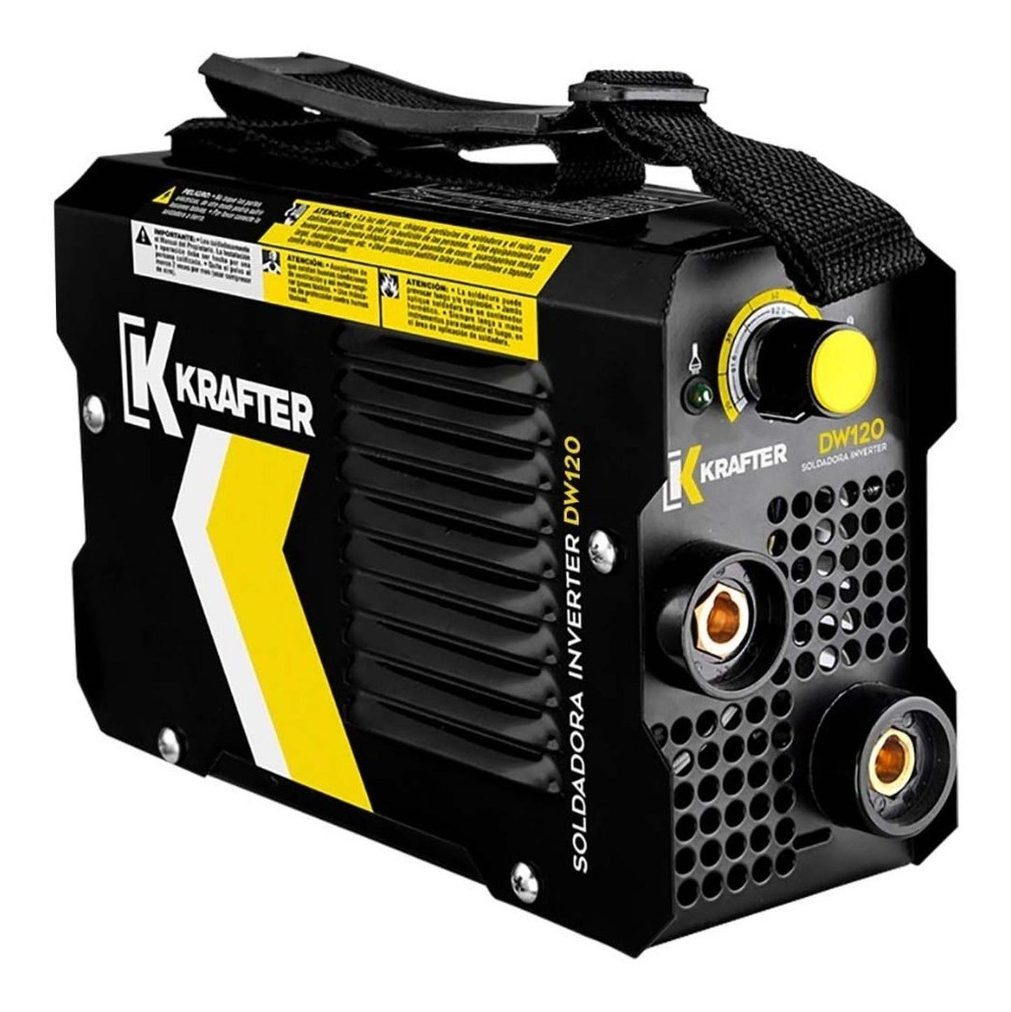Soldadora Inverter Krafter DW - 120 Black - Herram.cl