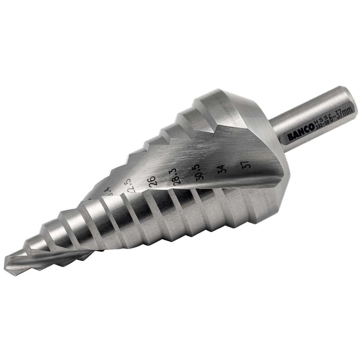 Brocas escalonadas HSS-TIN de 6-37mm Bahco 232-SD - Herram.cl