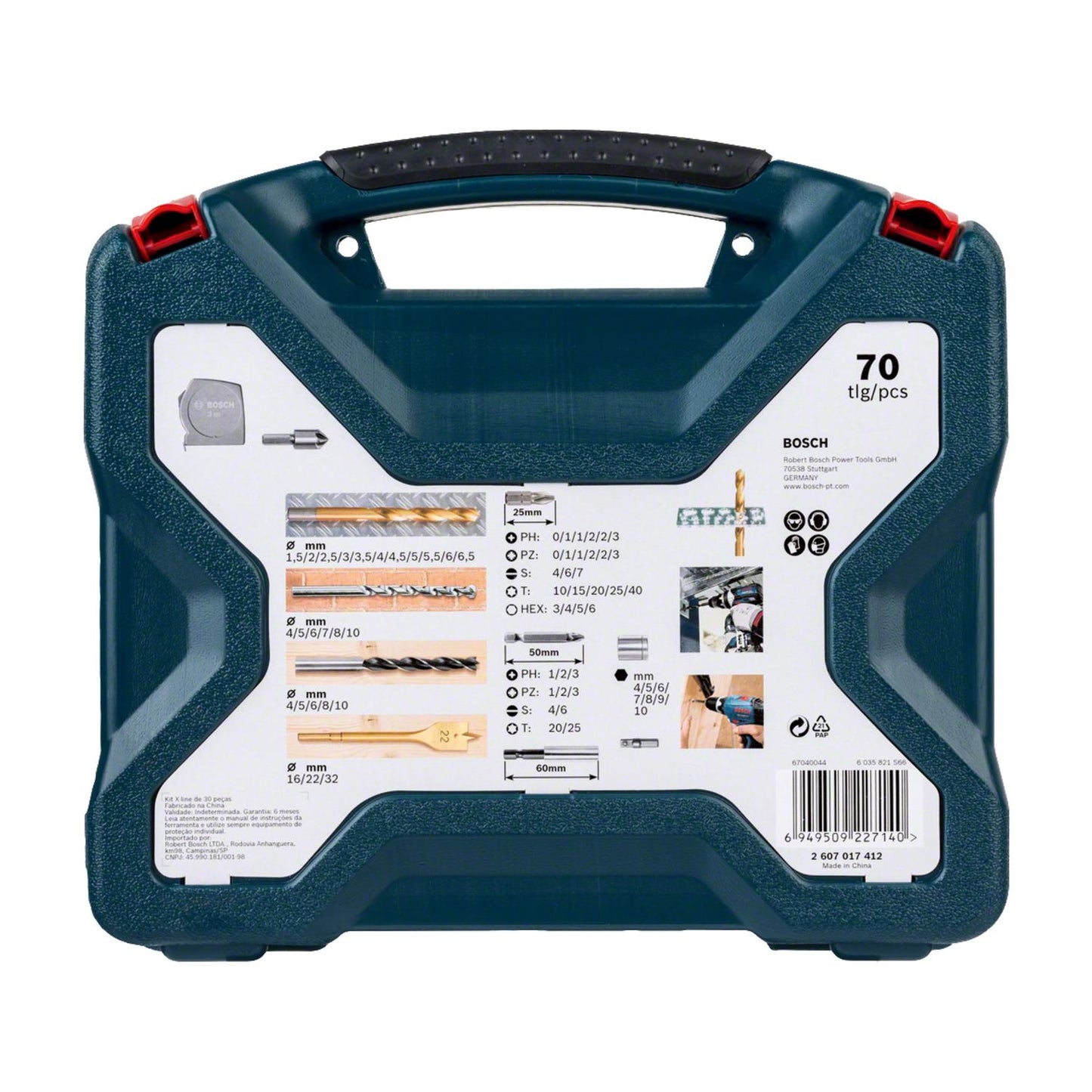 Set de Puntas + Brocas X - Line 70 Pzas - Bosch - Herram.cl