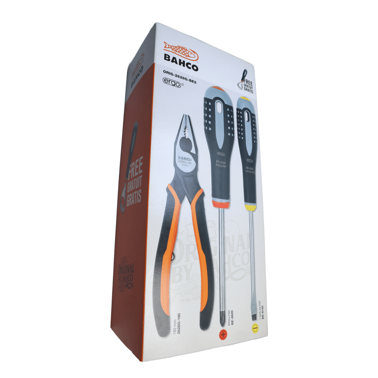 Set Destornillador Ergo + Alicate Universal Ergo 3 Pzas. - Herram.cl