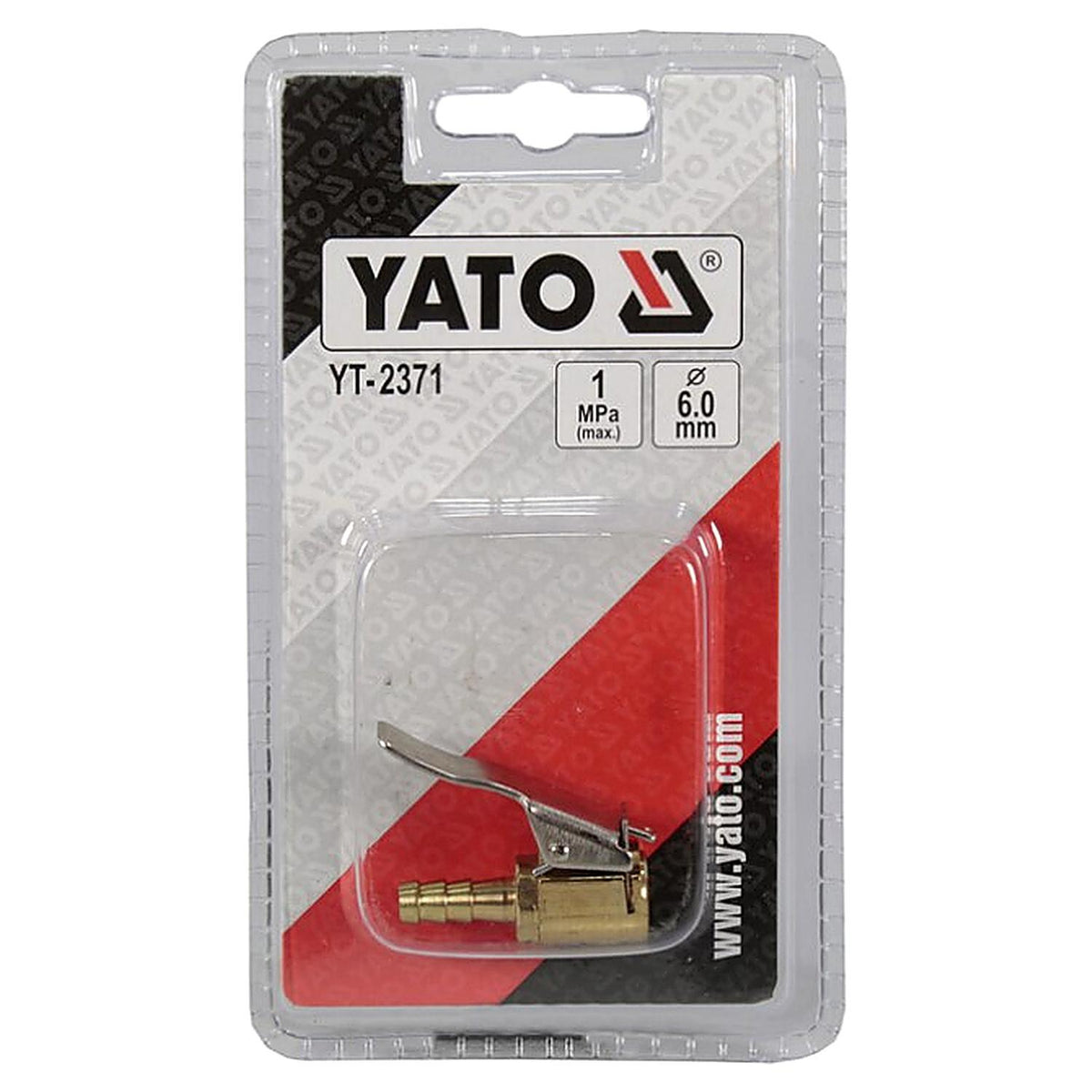 Cabezal Inflador de Neumáticos Yato YT-2371 6mm con Palanca - Herram.cl