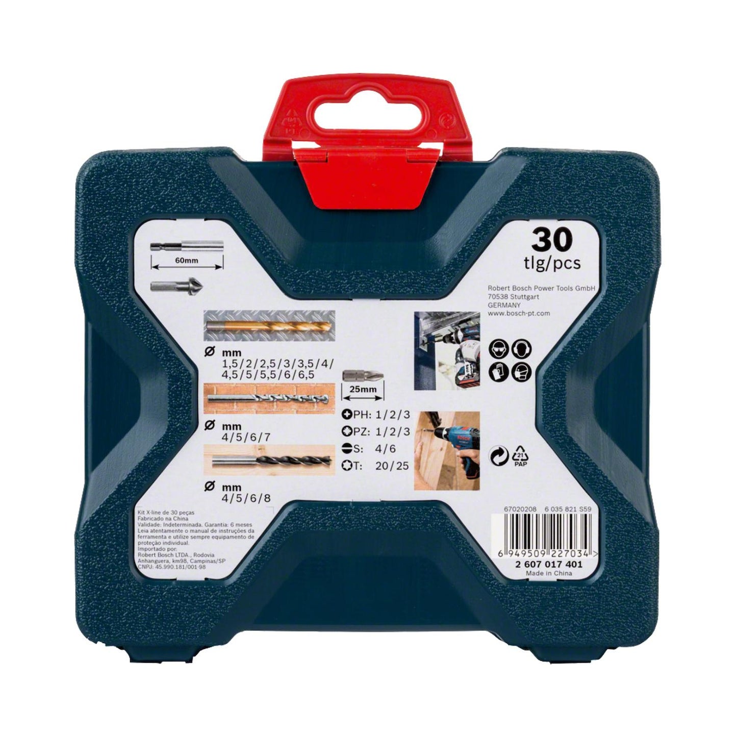 Set Puntas y Brocas Titanio Bosch X - Line 30 Pzas. - Bosch - Herram.cl