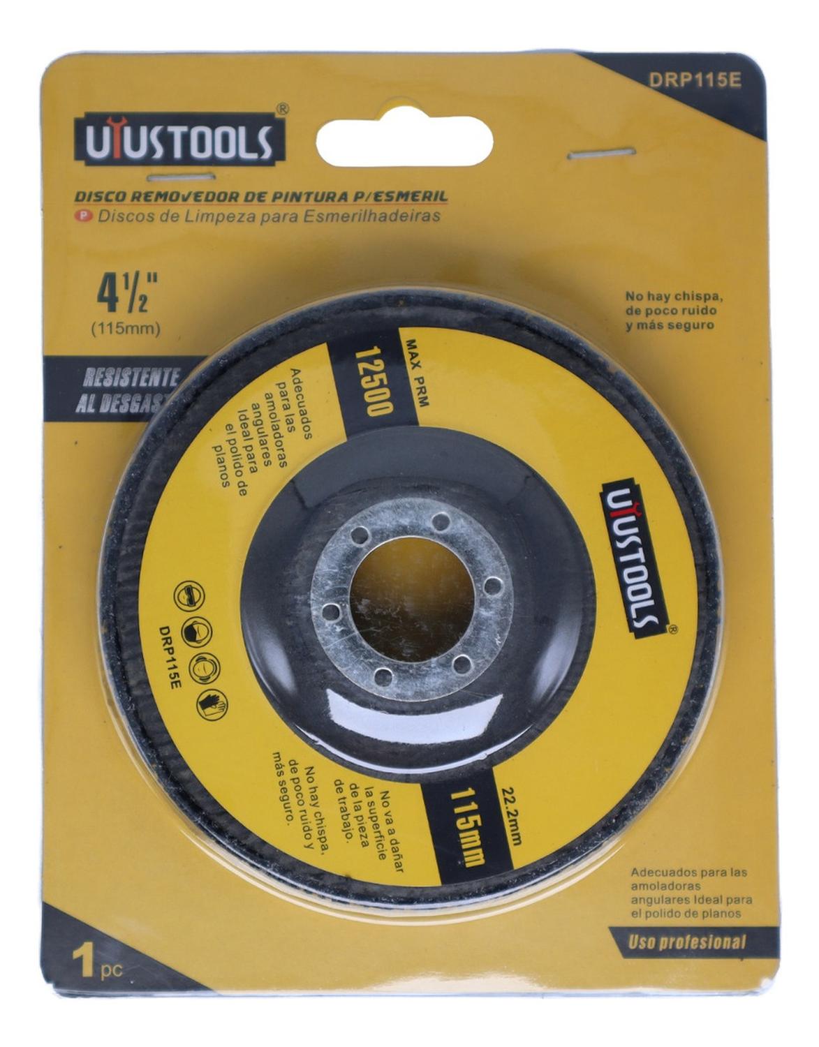 Disco Removedor De Pintura (4 1/2'') 115mm Uyustools - Drp115e - Herram.cl