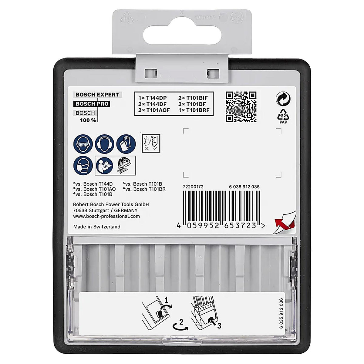 Set 10 Hojas Sierra Caladora Bosch Madera Dura Laminado - Herram.cl