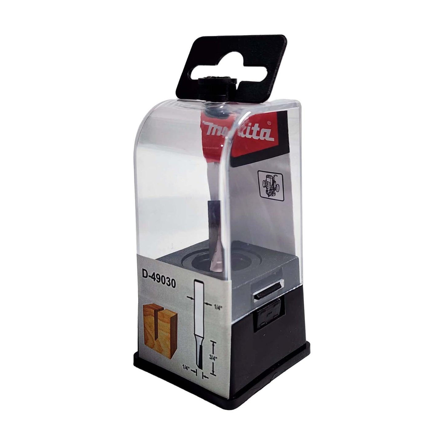 Fresa Recta 1 Filo 1/4''x3/4''x2'' Toma 1/4'' - Makita - Herram.cl