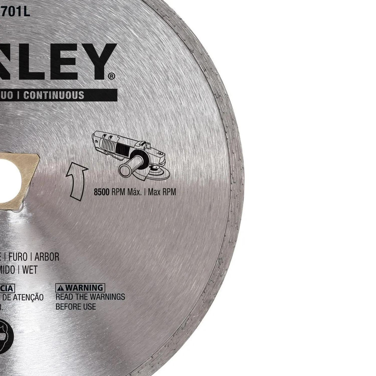 Disco Diamantado Continuo Ø 7'x7/8'' - Stanley - Herram.cl