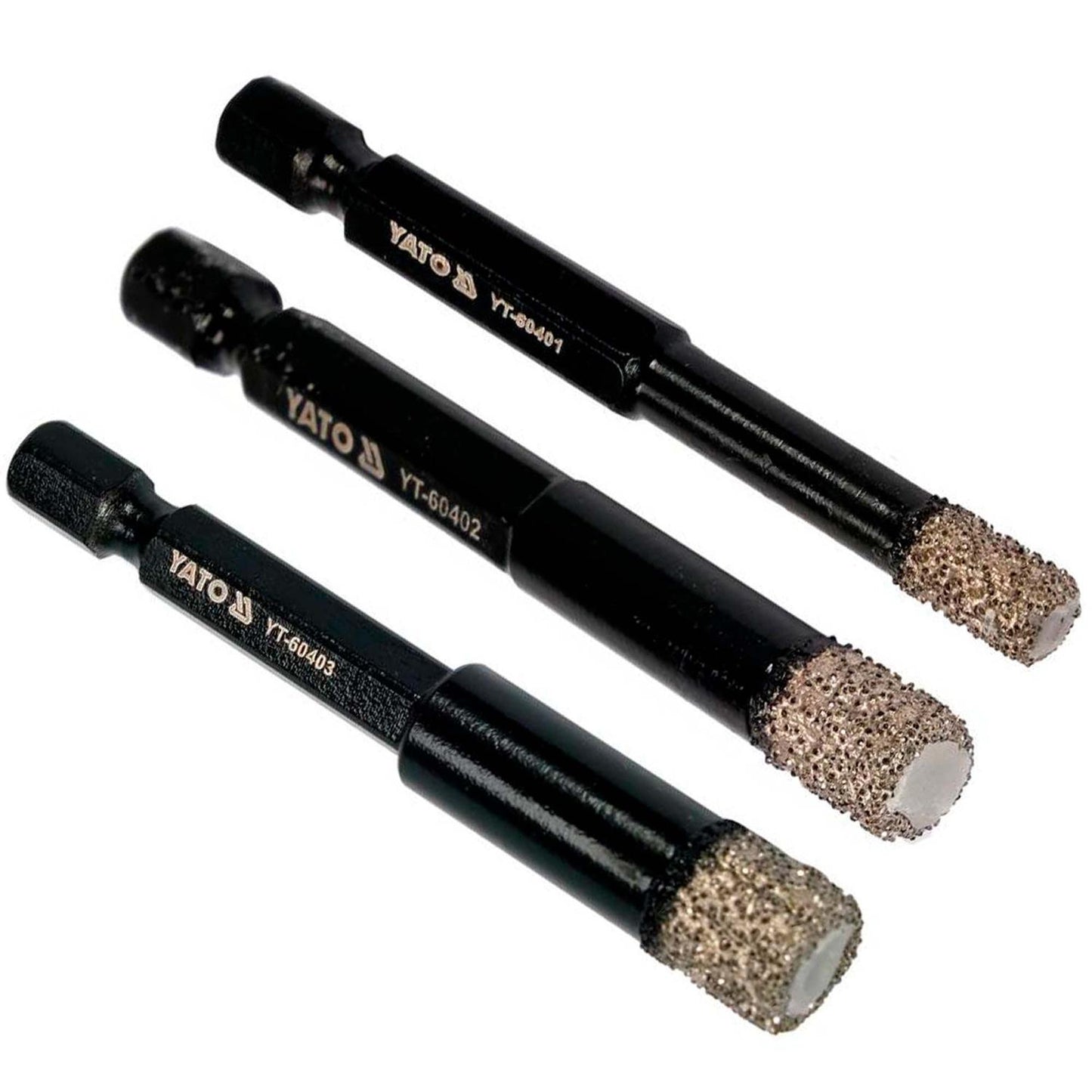 Set Brocas Diamantadas 6, 8, 10mm - Yato - Herram.cl