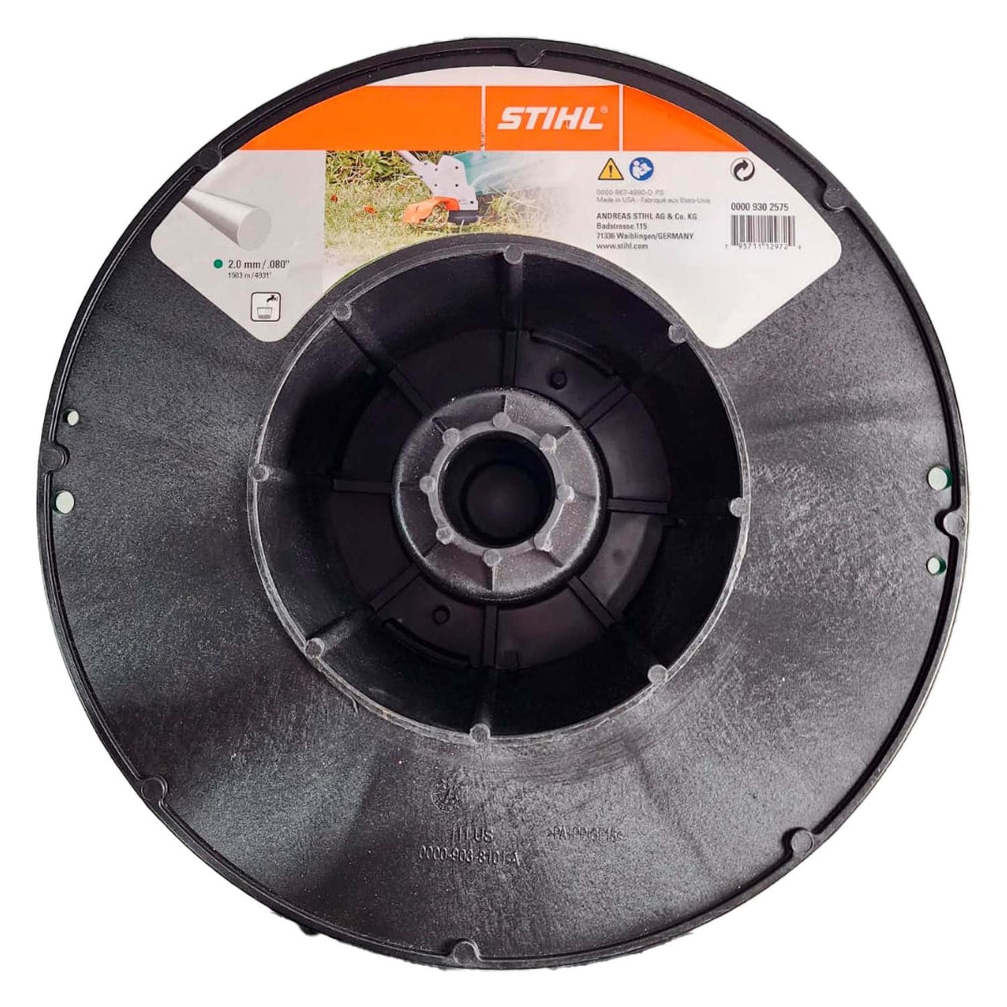Rollo Hilo de Corte redondo Ø 2.0mm / 1503m - Stihl - Herram.cl