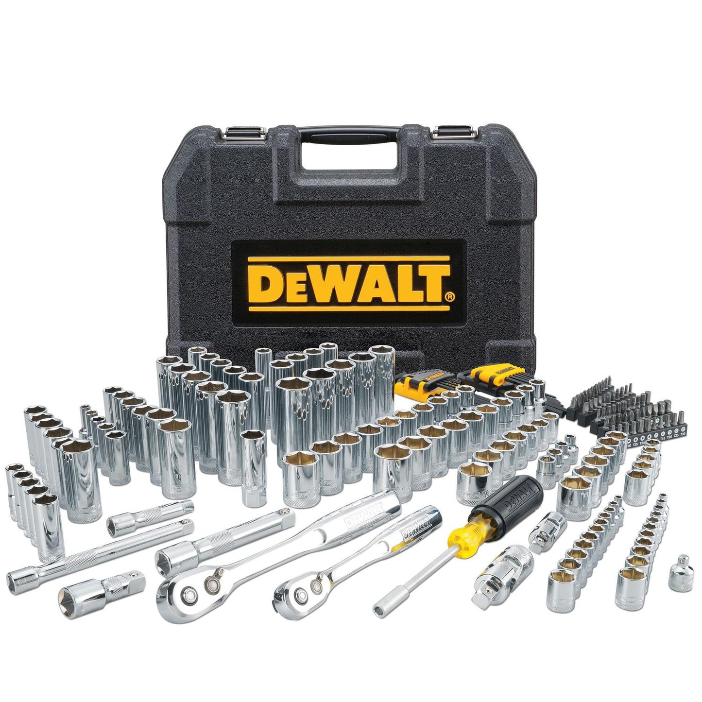 Juego de Dados 1/4'' y 1/2'' 200 Pzas DWMT45007 - DeWALT - Herram.cl
