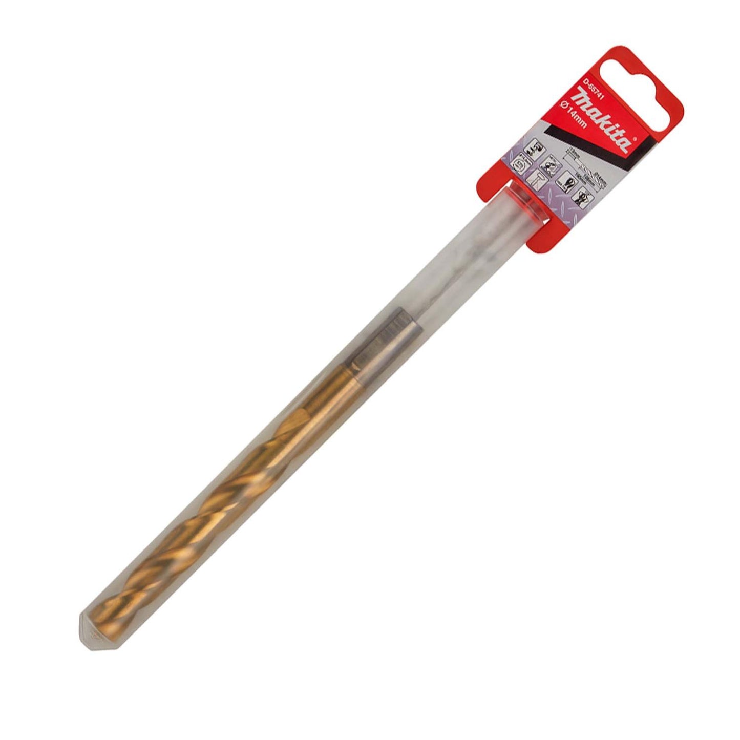 Broca para Metal HSS - TiN 14x160mm vástago reducido – Makita - Herram.cl