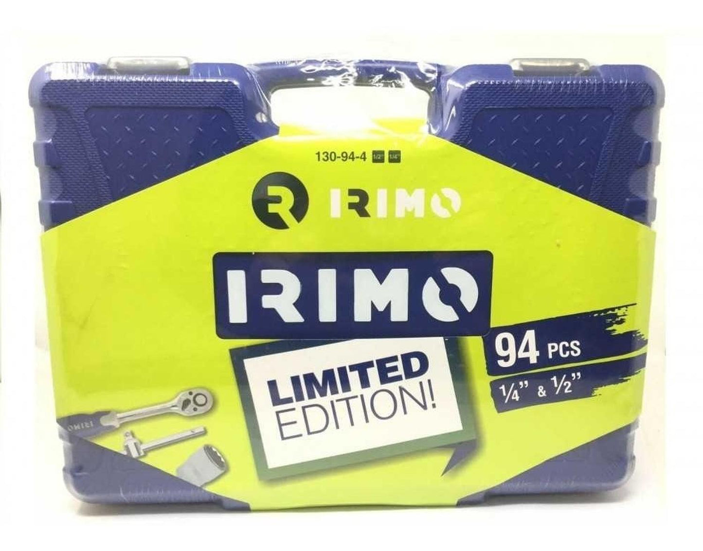 Juego De Dados De 1/4'' Y 1/2'' De 94 Pzs. Irimo 130 - 94 - 4 - Herram.cl