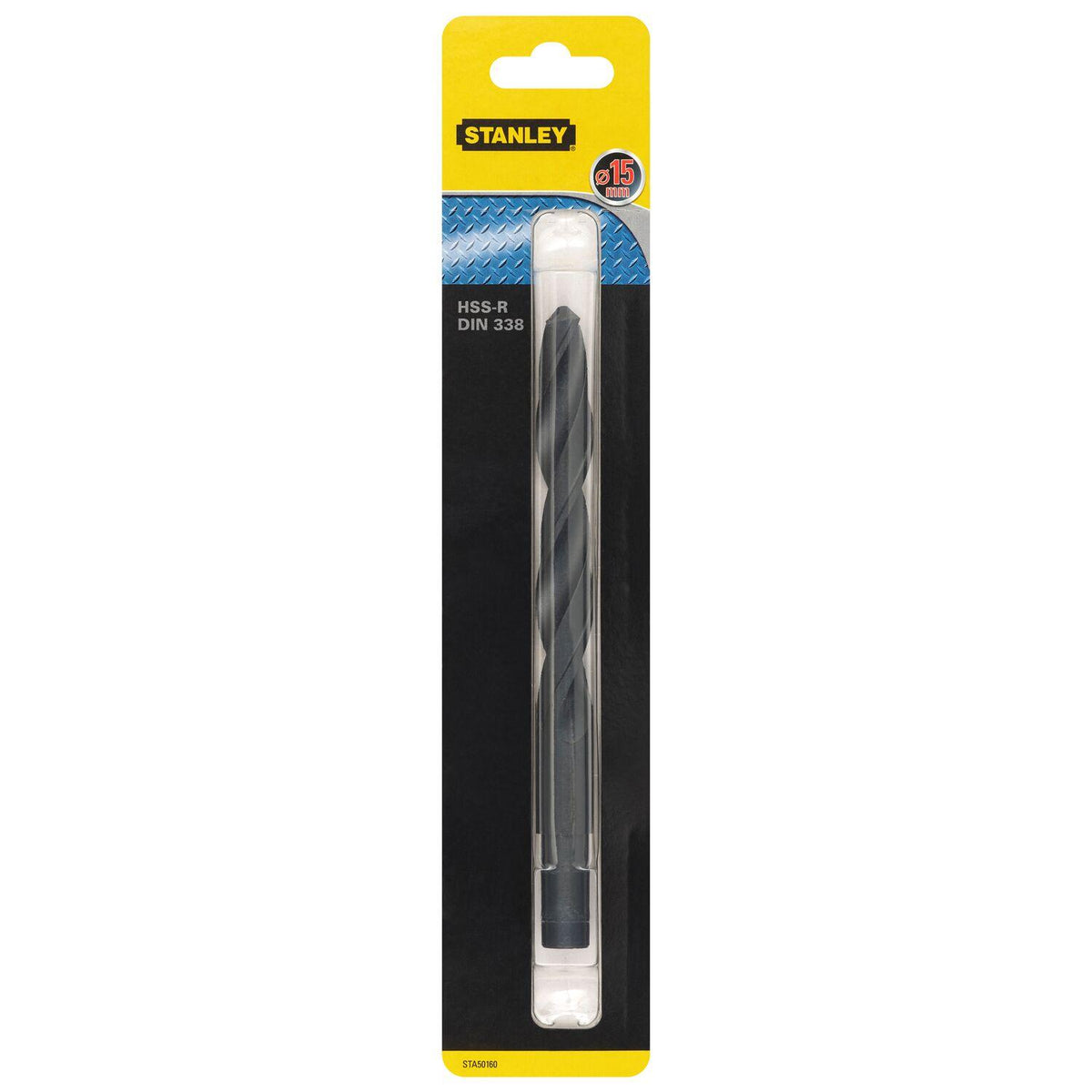 Broca Stanley Metal HSS-R 15mm Vástago Reducido 13mm - Herram.cl