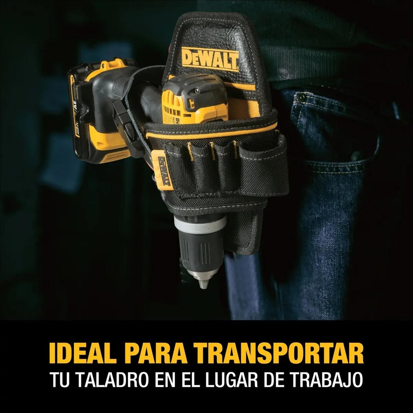Porta Taladro DeWalt 6 Bolsillos DWST83486 - LA - Herram.cl