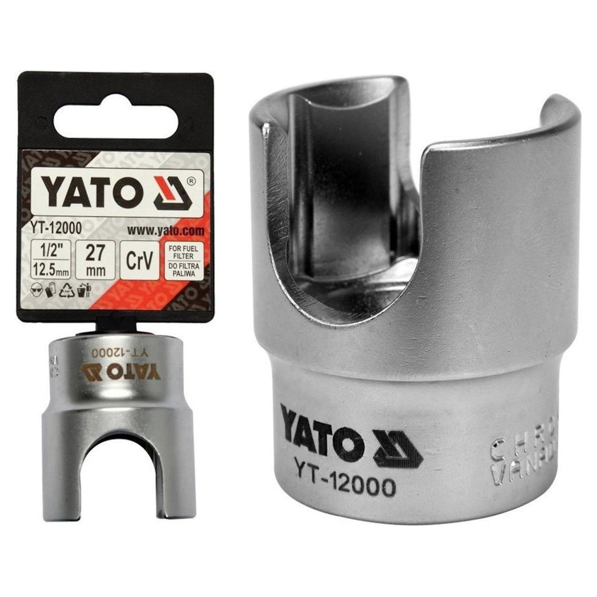 Dado para Filtro de Combustible Yato YT-12000 27mm 1/2 HDI - Herram.cl