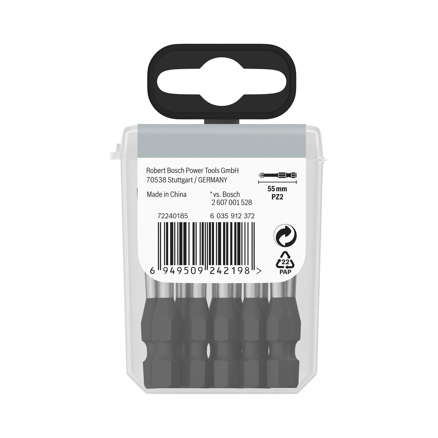 Puntas PRO Impact PZ2x55mm 15 Pzas - Bosch - Herram.cl