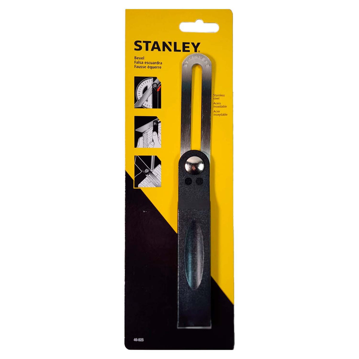 Escuadra Falsa/escantillón Stanley 8'' (203 mm) 46-825 - Herram.cl