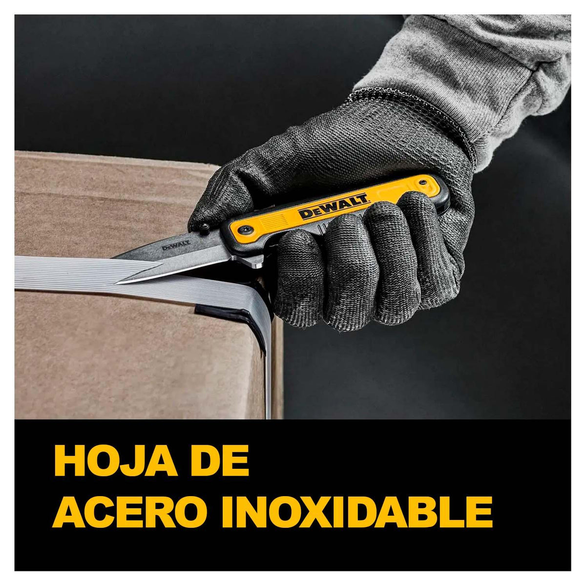 Navaja de bolsillo plegable Drop Point DeWalt DWHT10993 - Herram.cl