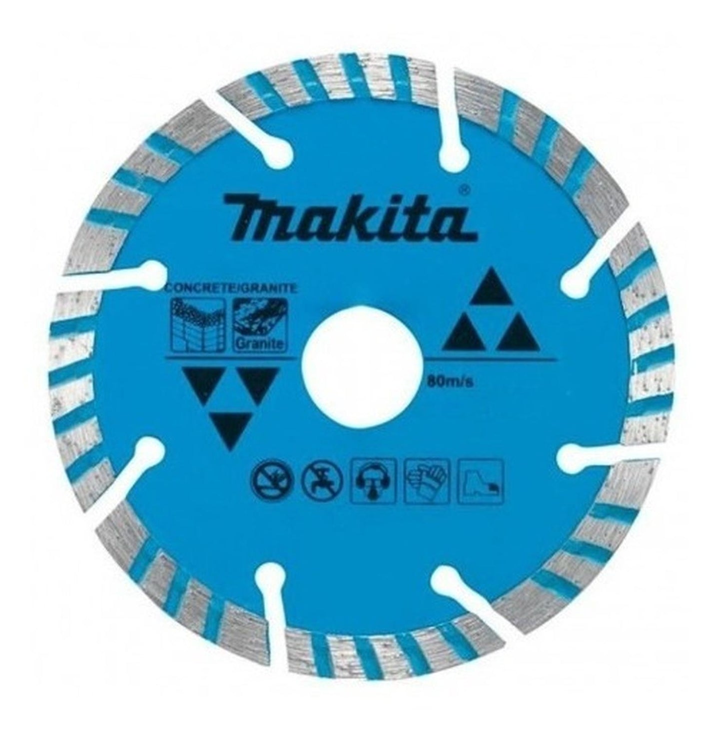 Disco Diamantado Turbo Seg. 115mm (4 1/2'') Concreto - Makita - Herram.cl