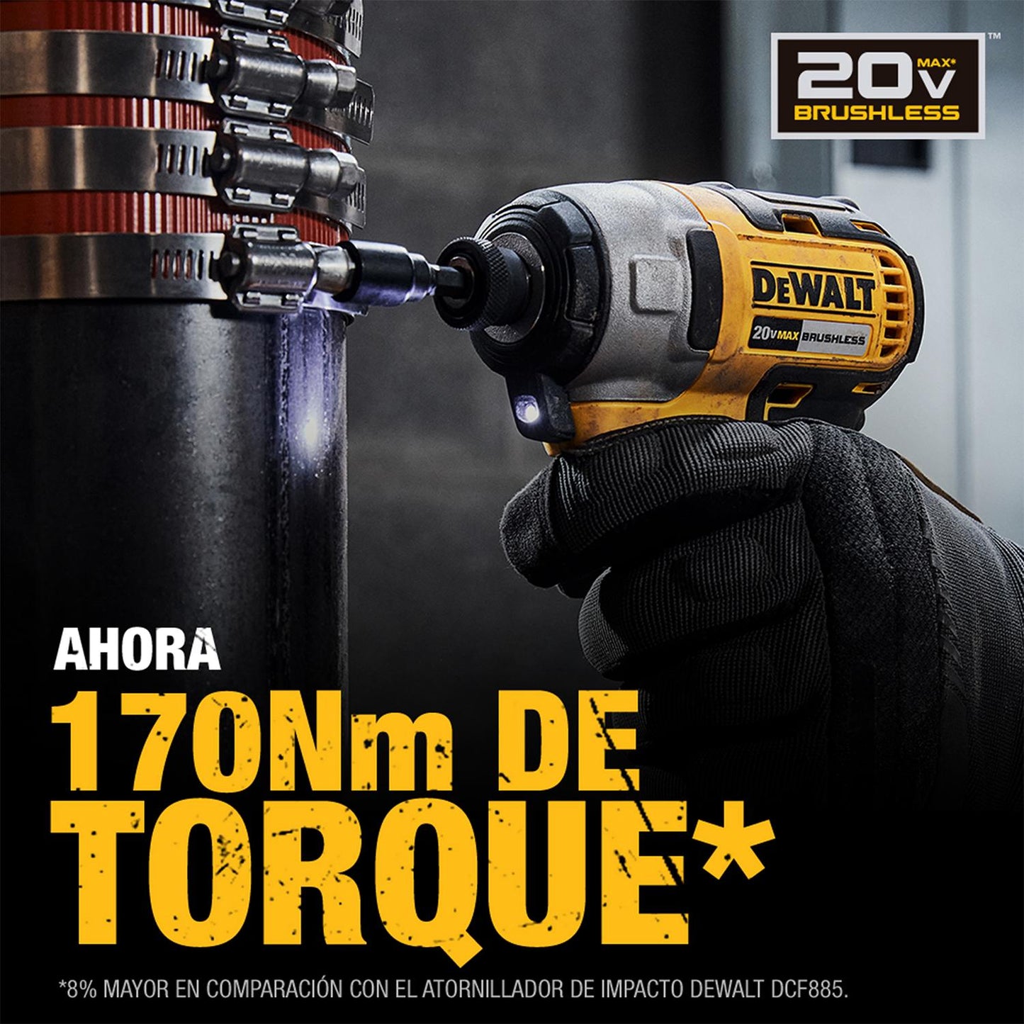 Atornillador De Impacto 1/4'' 20V +2 Baterias + carg. - DeWALT - Herram.cl