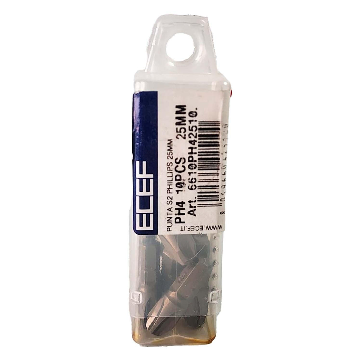 Pack 10 Puntas PHILLIPS PH4x25mm - ECEF - Herram.cl