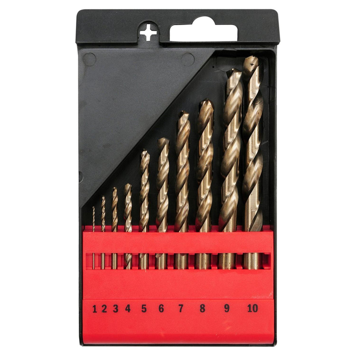 Juego 10 Brocas Metal HSS-Co Yato YT-41603 1-10mm Cobalto - Herram.cl