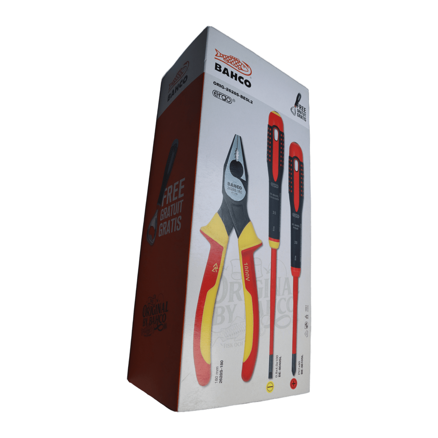 Set Destornillador Ergo Aislado + Alicate Universal 3 Pzas. - Herram.cl