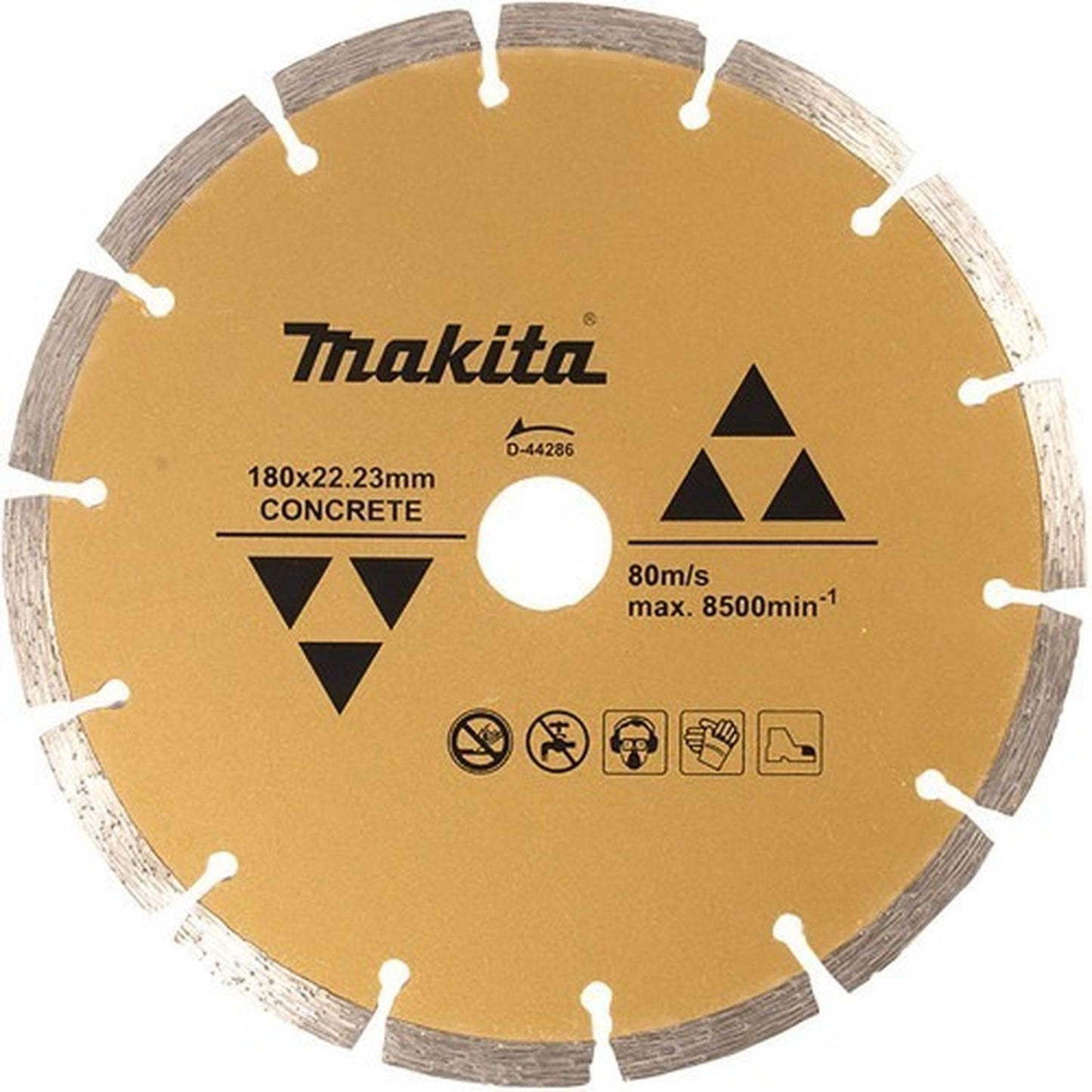 Disco Diamantado Segmentado Makita 180mm (7 ) Concreto - Herram.cl