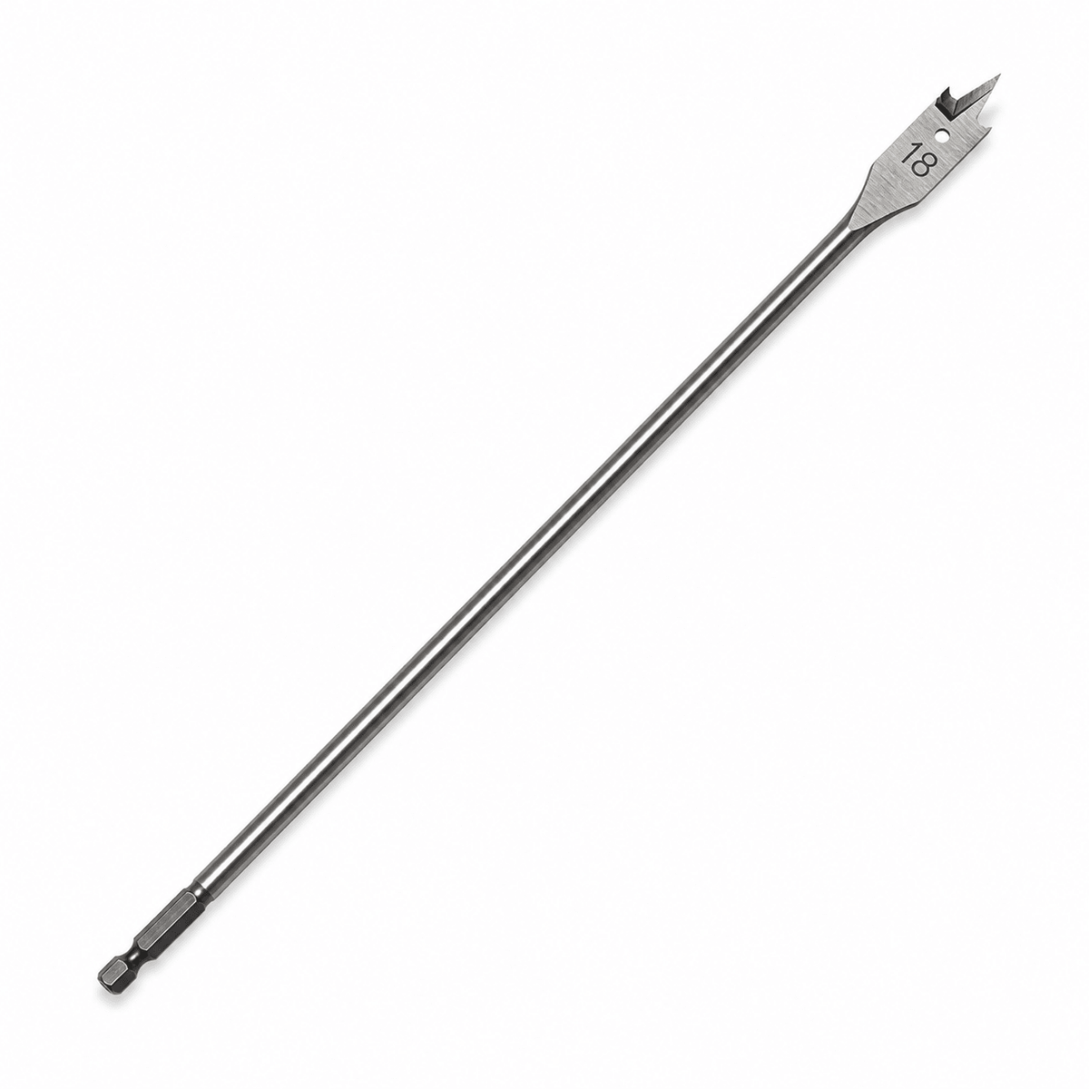 Broca paleta larga 3 puntas 18x400mm Toma Hex. 1/4'' - Bahco - Herram.cl