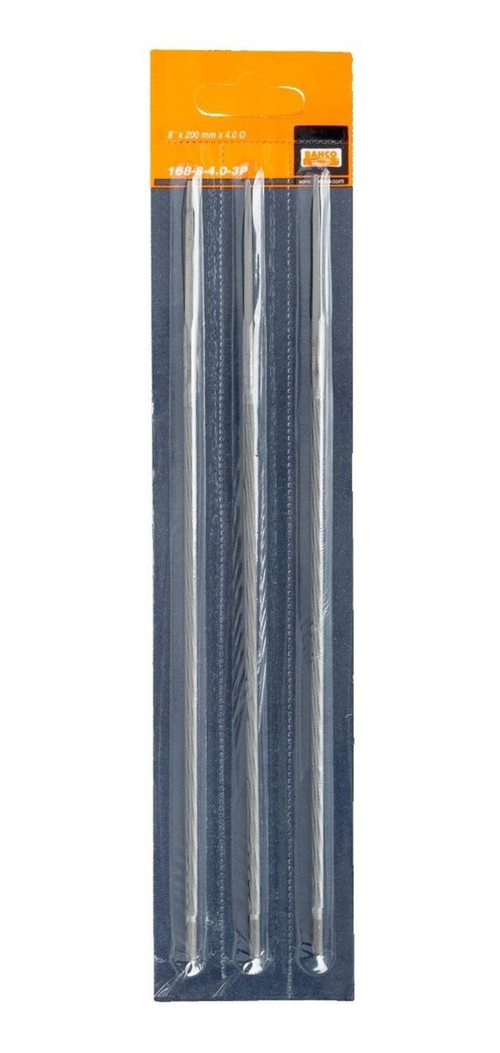 Set 3 Limas Motosierra 5/32'' (4mm) - Bahco - Herram.cl