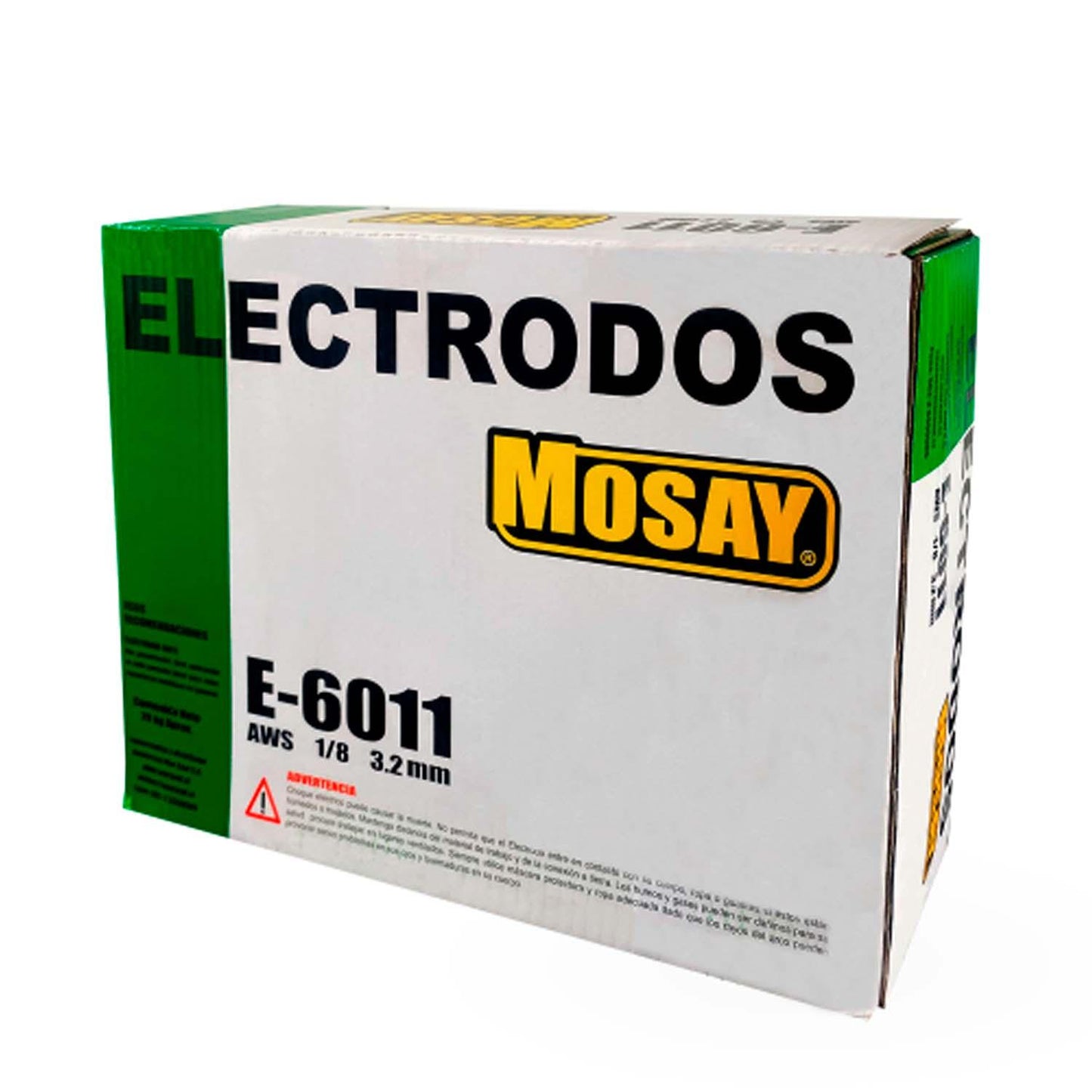 Pack Electrodo Soldadura E - 6011 1/8'' (3,2mm) 20 kg - Mosay - Herram.cl