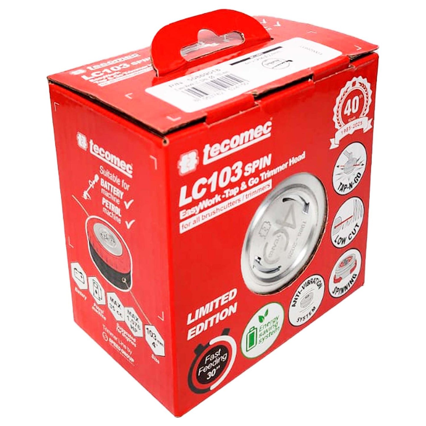 Cabezal Nylon EasyWork LC103 Neutro - Tecomec - Herram.cl