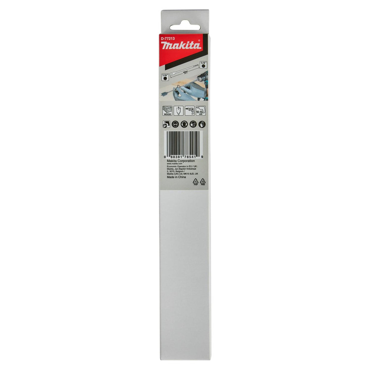 Extensión Broca Paleta Makita D-77213 300mm Hexagonal - Herram.cl