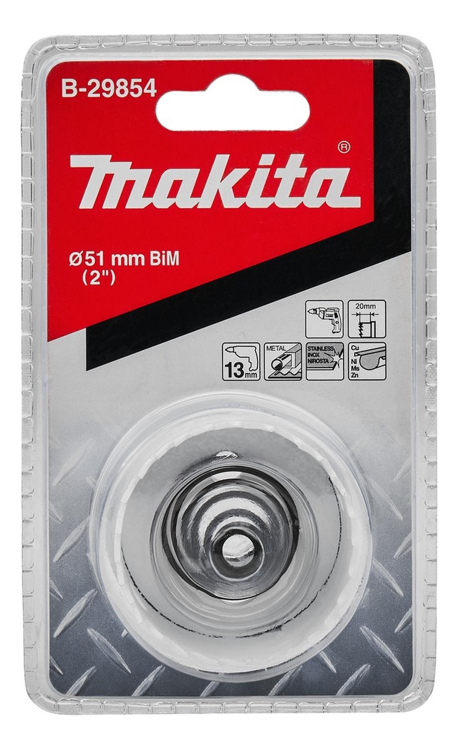 Sierra Copa Bim Acero Inox 51mm (2'' ) - Makita - Herram.cl