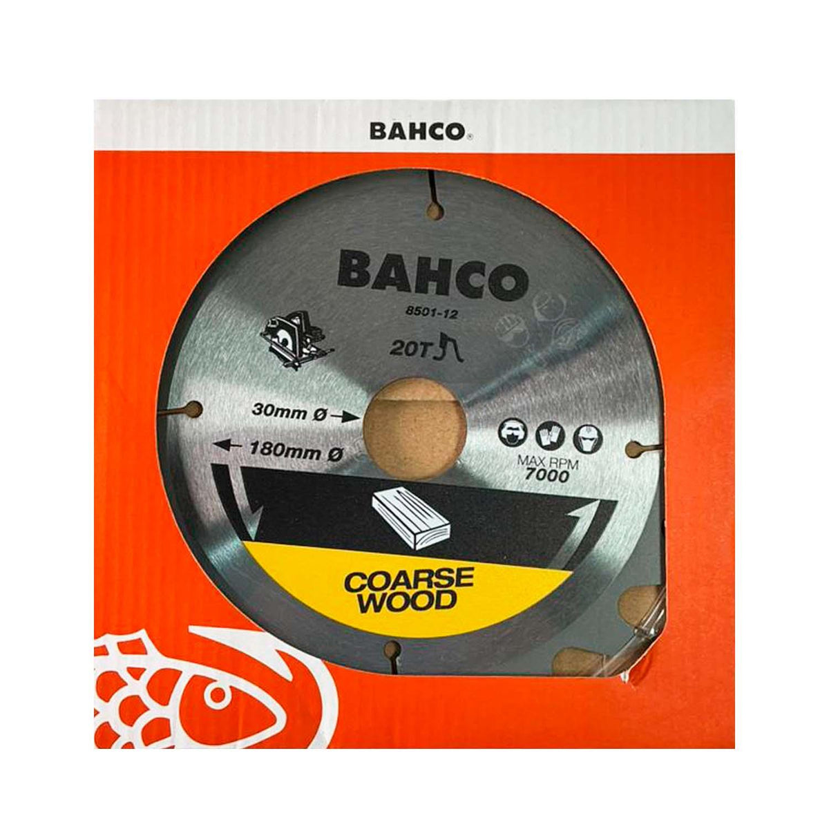 Disco De Sierra Circular 180x2.6x30mm 20 D Madera - Bahco - Herram.cl