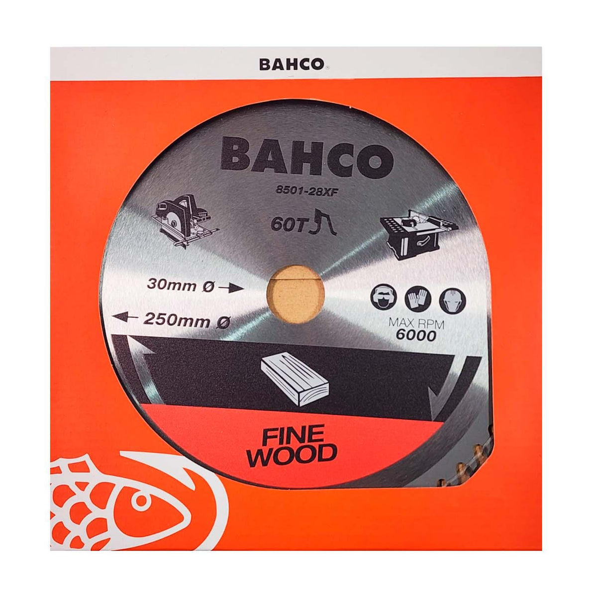 Disco De Sierra Circular 250x2.8x30mm 60 D Madera - Bahco - Herram.cl