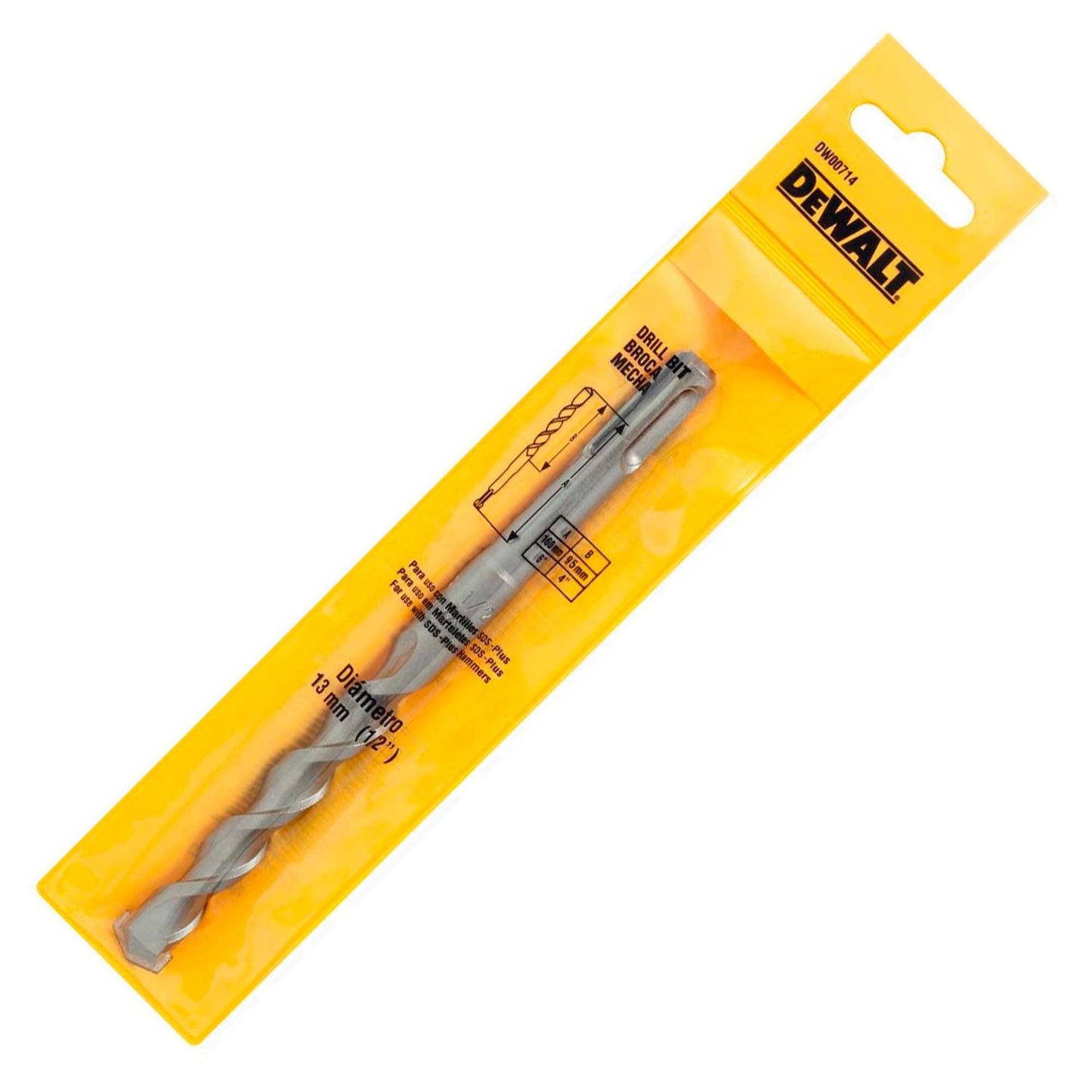 Broca SDS - Plus 13x95x160mm - DeWALT - Herram.cl