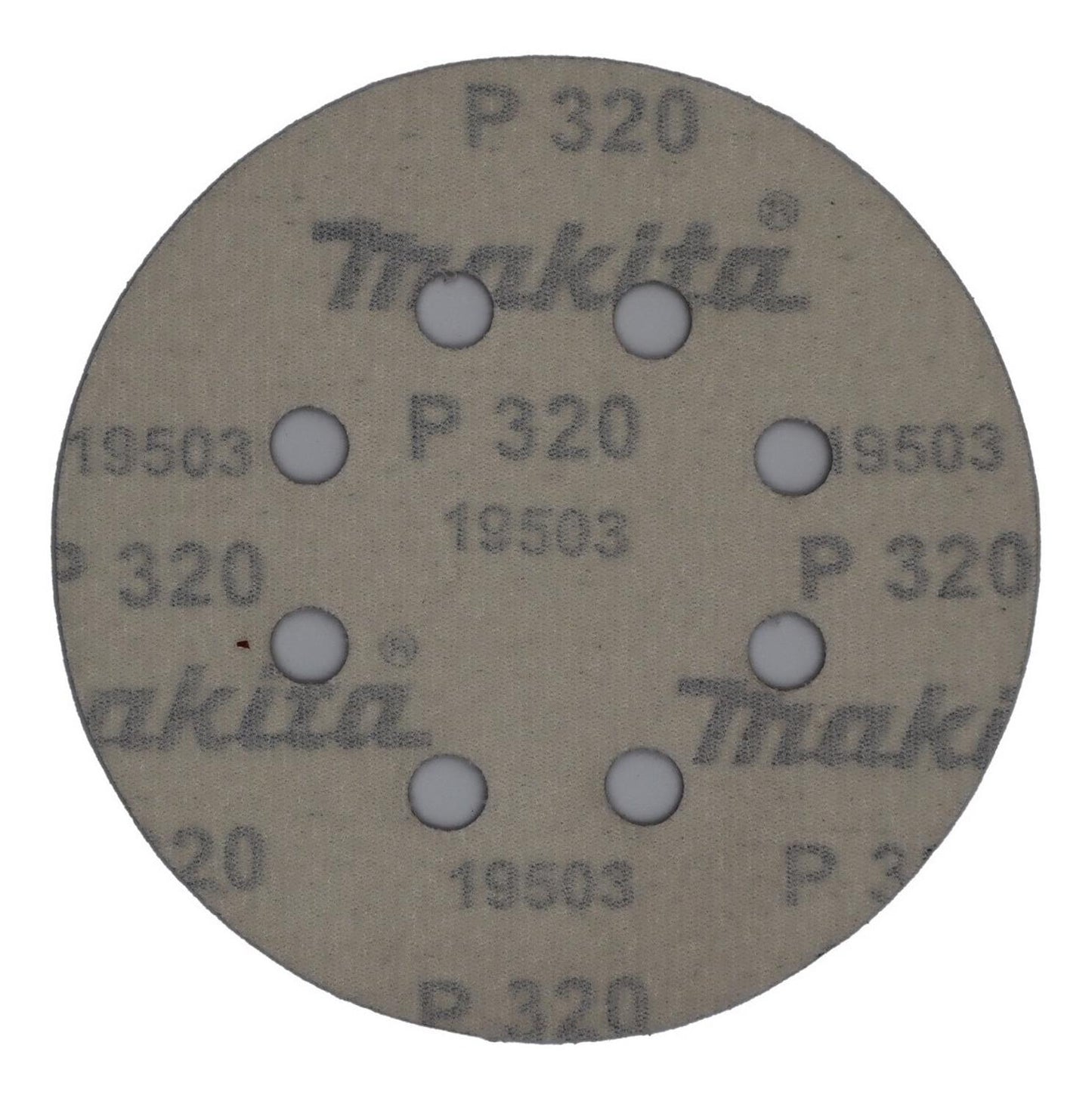 Pack 10 Discos Lija Con Velcro 125mm (5'') G320 - Makita - Herram.cl