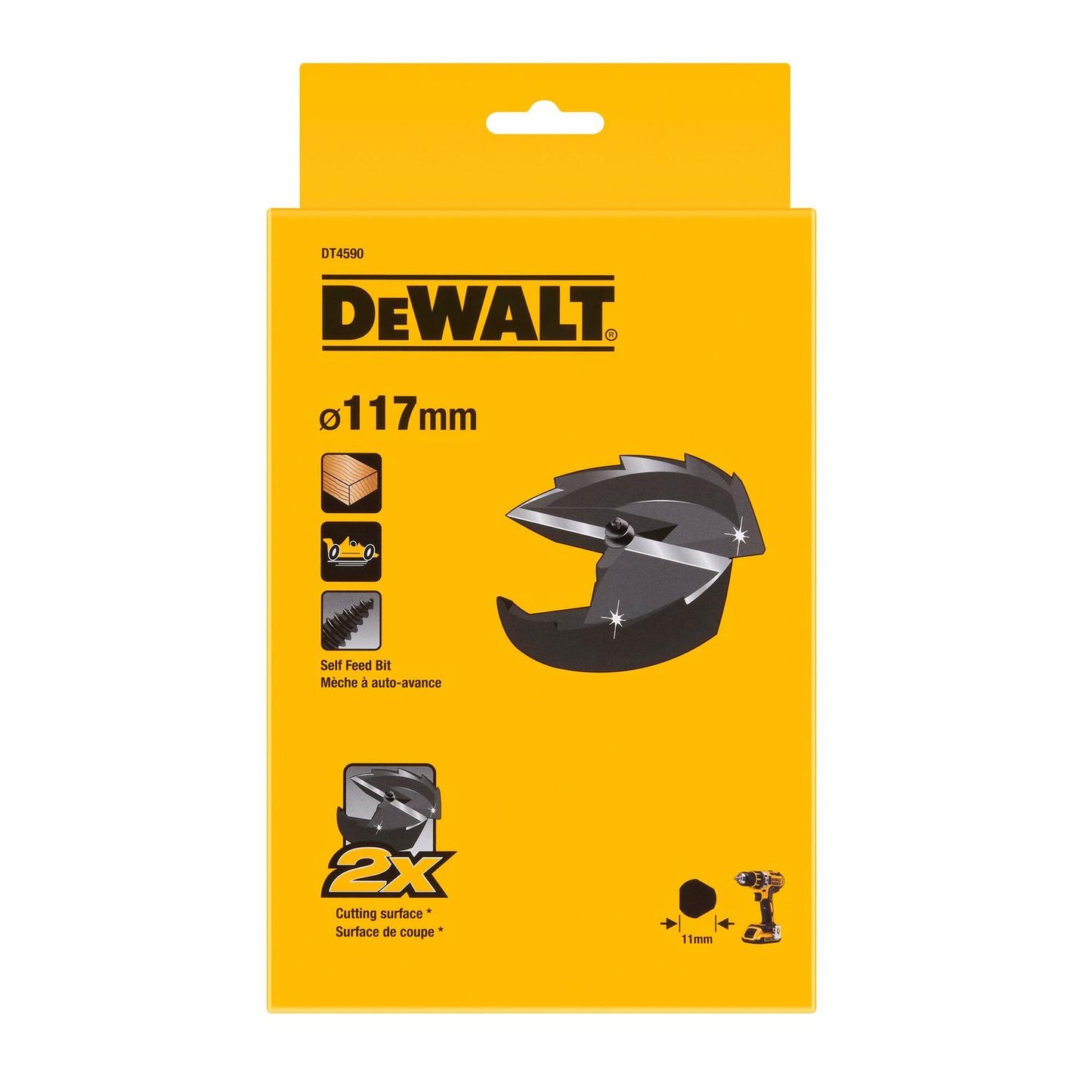 Broca Alimentación 117mm - DeWALT - Herram.cl