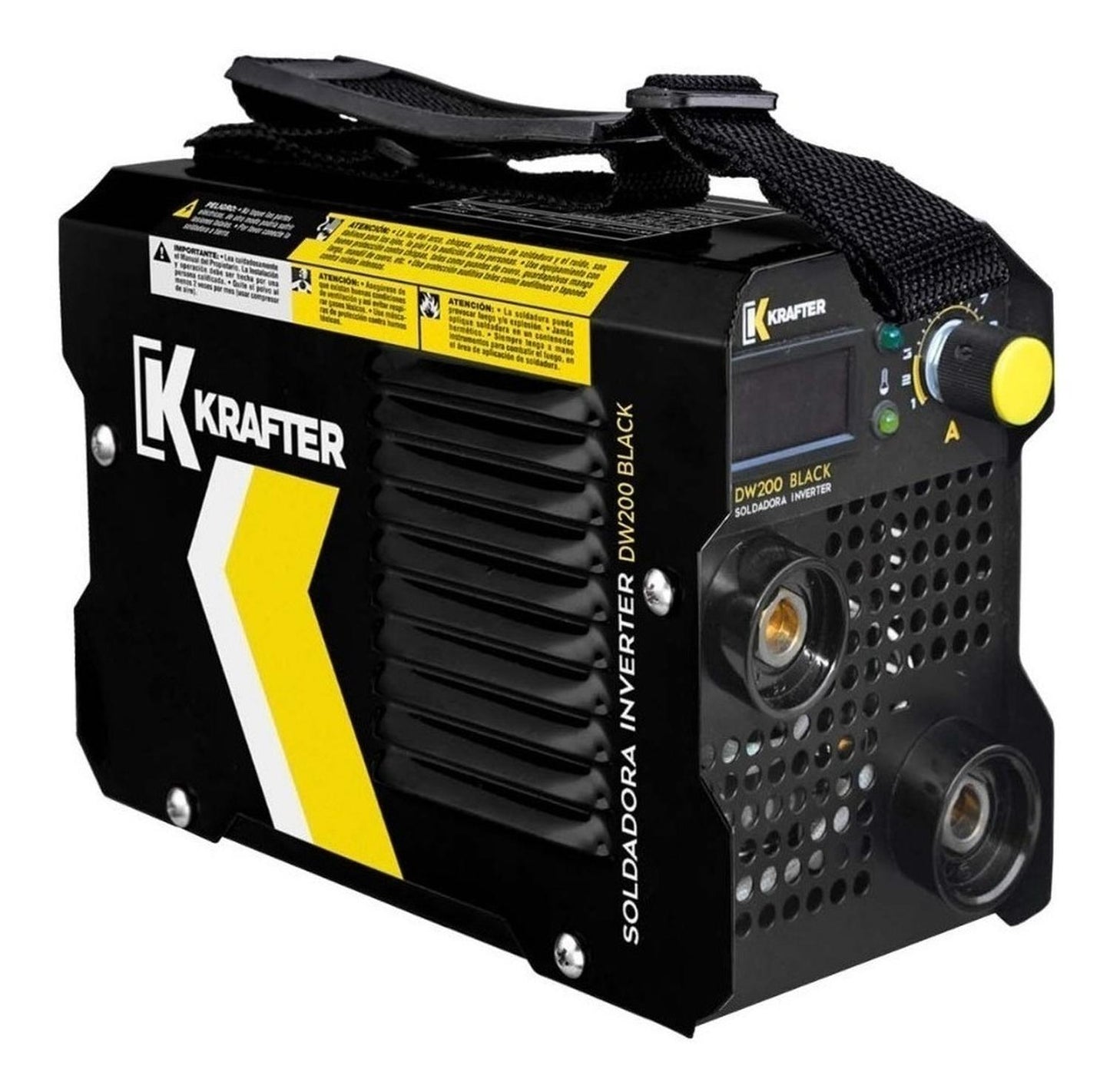 Soldadora Inverter Krafter DW200 Negra 50hz 220v - Herram.cl