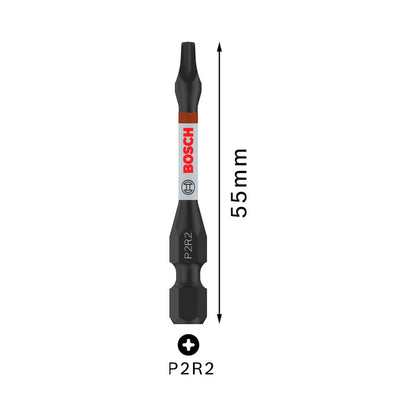 Puntas PRO Impact P2R2x55mm 5 Pzas - Bosch - Herram.cl