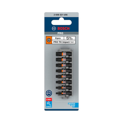 Juego Puntas Pro Impact THx25mm / 8 Pzas - Bosch - Herram.cl